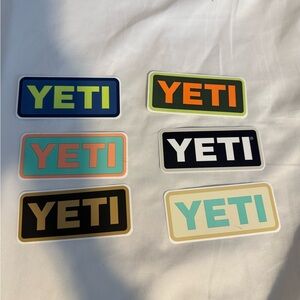 Yeti Vibrant Logo Sticker Collection